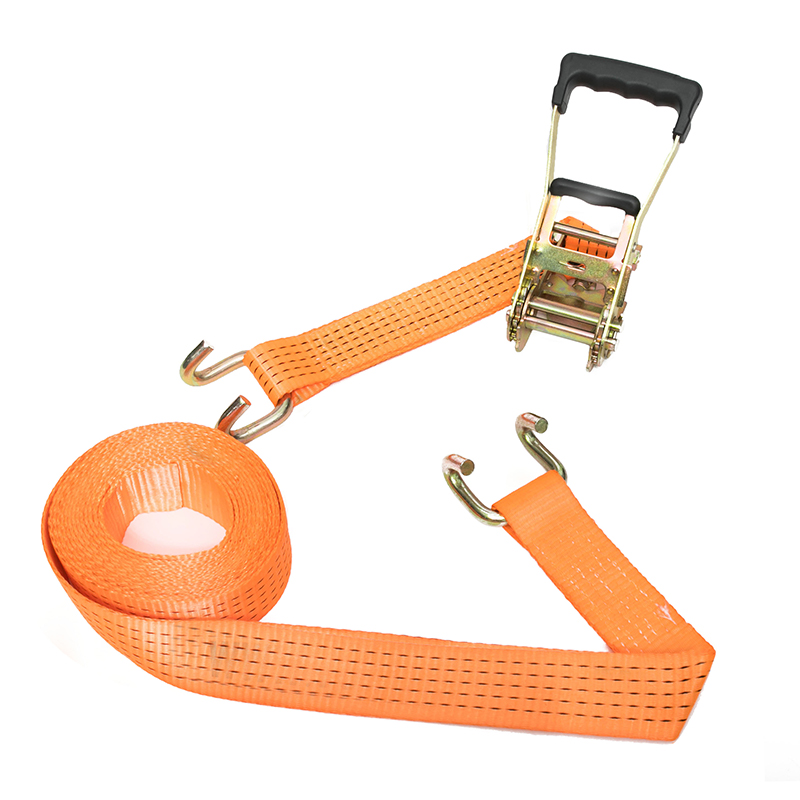 2 inci 50mm*5T tie down strap dengan u hook