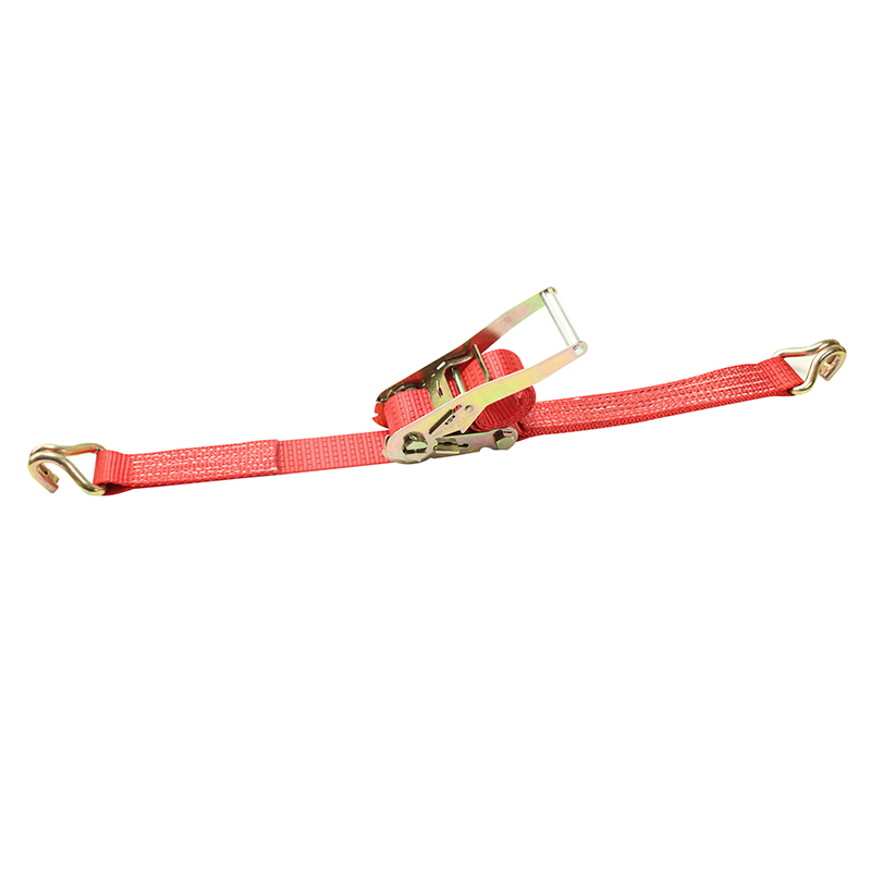2 inci 50mm*5t tie down strap dengan double J hook