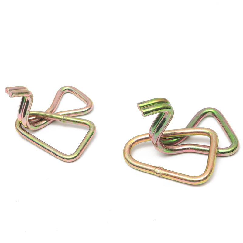 1,5 inci galvanis snap double J hook dengan cincin D